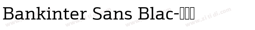Bankinter Sans Blac字体转换 Bankinter Sans Blac字体转换